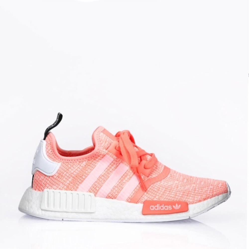 Adidas NMD R1 Coral & White Womens Shoe